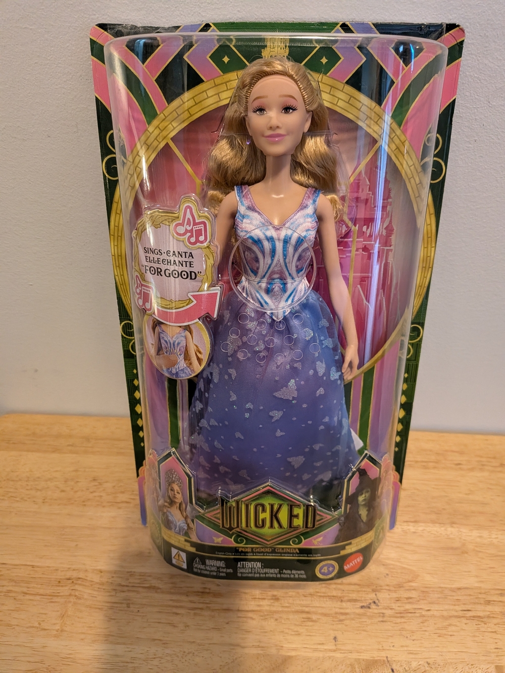 Disney Wicked Singing Doll in Blue and Purple Gown
